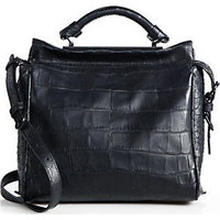 3.1 Phillip Lim Crocodile-Embossed Small Ryder Satchel photo