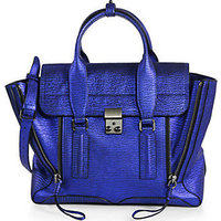 3.1 Phillip Lim Pashli Medium Metallic Satchel photo