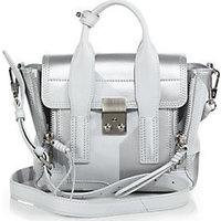 3.1 Phillip Lim Pashli Mini Printed Metallic & Patent Leather Satchel photo