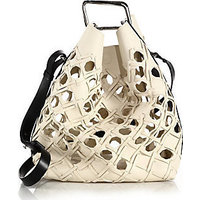 3.1 Phillip Lim Quill Cutout Leather Bucket Bag photo