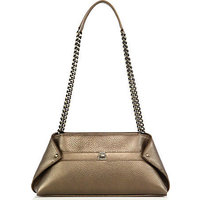 Akris Ai Little Metallic Leather Shoulder Bag photo