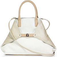 Akris Ai Medium Convertible Multicolor Leather Tote photo