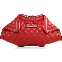 Alexander McQueen De Manta Small Quilted Leather Clutch photo