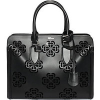 Alexander McQueen Heroine Laser-Cut Floral Tote photo