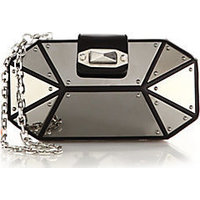 Alexander McQueen Octagonal Mirrored Box Clutch photo