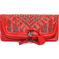 Alexander McQueen Padlock Studded Clutch photo