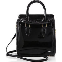 Alexander McQueen Patent Leather Heroine Mini Satchel photo