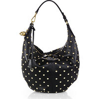 Alexander McQueen Spike Studded Padlock Hobo Bag photo