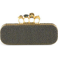 Alexander McQueen Studded Knuckle Box Clutch photo