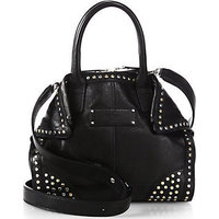 Alexander McQueen Studded Mini De Manta Satchel photo