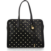 Alexander McQueen Studded Padlock Zip-Around Satchel photo