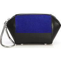 Alexander Wang Chastity Suede & Leather Clutch photo