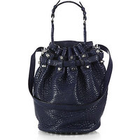 Alexander Wang Diego Pebbled Leather Bucket Bag photo