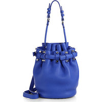 Alexander Wang Diego Small Pebbled Leather Bucket Bag photo