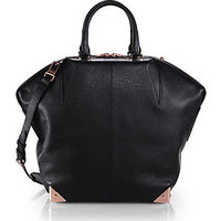 Alexander Wang Emile Large Pebbled-Leather Tote/Rose Goldtone photo