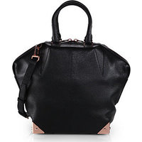 Alexander Wang Emile Small Pebbled-Leather Tote photo