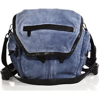 Alexander Wang Marti Convertible Leather-Trimmed Suede Backpack photo