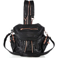 Alexander Wang Marti Mini Convertible Leather Backpack photo