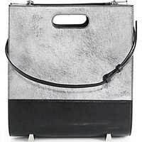 Alexander Wang Metallic Chastity Tote/Silvertone photo