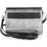 Alexander Wang Mini Chastity Metallic-Leather Shoulder Bag/Silvertone photo