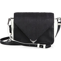 Alexander Wang Prisma Small Leather & Python Envelope Shoulder Bag photo