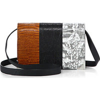 Alexander Wang Prisma Multicolor Reptile-Embossed Leather Crossbody Bag photo