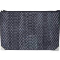 Alexander Wang Snakeskin Prisma Pouch photo