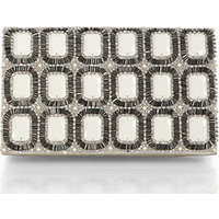 Alice + Olivia Beaded Satin Clutch photo