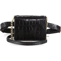 Alice + Olivia Mini Clee Leather Waistpack & Shoulder Bag photo