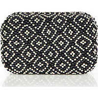 Alice + Olivia Two-Tone Beaded Clutch photo