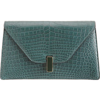 Valextra Alligator Isis Clutch photo