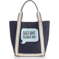 Anya Hindmarch Bags Have Feelings Too Canvas Tote photo