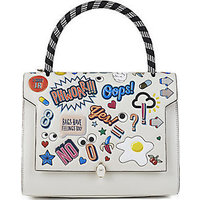 Anya Hindmarch Bathurst Small Stickered-Up Satchel photo