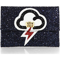 Anya Hindmarch Lightning Glittered Clutch photo