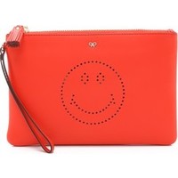 Anya Hindmarch Smiley Zip Top Pouch photo