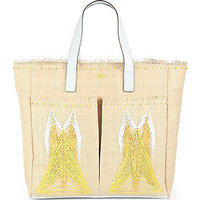 Anya Hindmarch Woven Straw & Raffia Tote photo