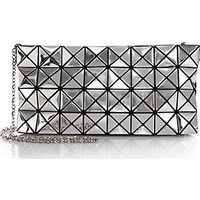 Bao Bao Issey Miyake Platinum-1 Metallic Faux-Leather Clutch photo