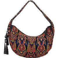 Dries Van Noten Bead-Embellished Jacquard Hobo photo