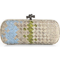 Bottega Veneta Intrecciato Ayers Knot Clutch photo