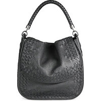 Bottega Veneta Medium Woven Leather Flap Top Shoulder Bag photo