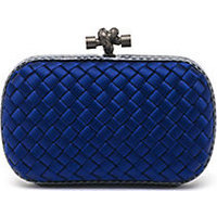 Bottega Veneta Woven Mini Knot Clutch photo