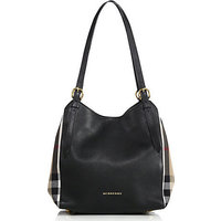 Burberry Canter Small Leather & House Check Tote photo