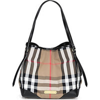 Burberry Canterbury Mixed-Media Bridle Tote photo