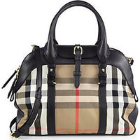 Burberry Medium Milverton Plaid Satchel photo