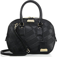 Burberry Orchard Small Check-Embossed Bowler Bag photo