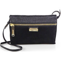 Burberry Small Balmoral Leather & Suede Shoulder Bag photo