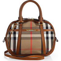 Burberry Small Plaid Orchard Satchel photo