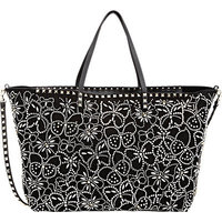 Valentino Butterfly-Studded Large Tote photo