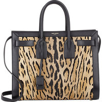 Saint Laurent Calfhair Small Sac De Jour Carryall photo