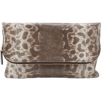 Zagliani Capriccio Python Clutch photo